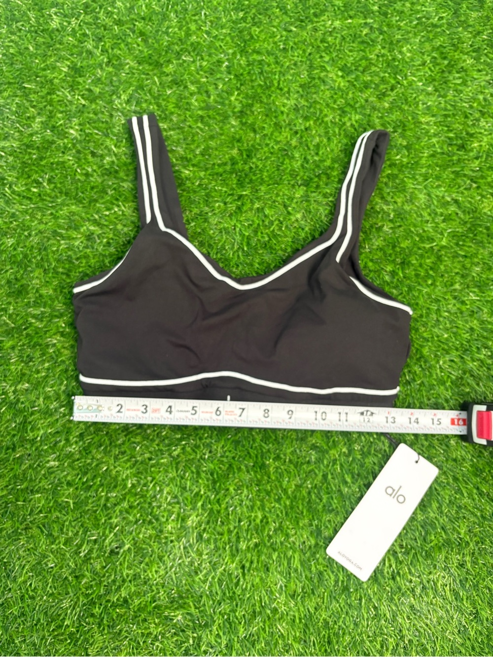 Alo Yoga Set Black 2-Piece Women’s medium Sports Bra & Leggings activewear - Picture 9 of 9